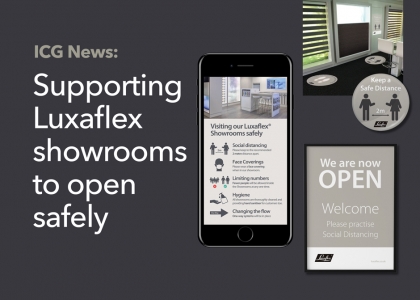 Made to measure campaign for Luxaflex showrooms